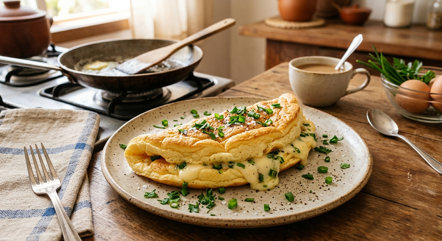 Omelete Nuvem: O Segredo de Hotel para um Café da Manhã de Luxo!